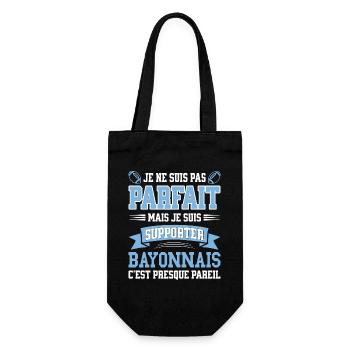 Homme Bayonnais Bayonne Rugbyman Rugby Humour - Sac à bouteille - noir - Devant