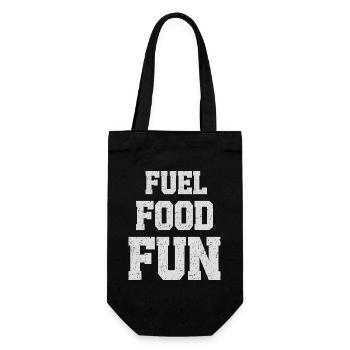Funny quote motorist car driver - Gift Bag for Bottles - black - Front