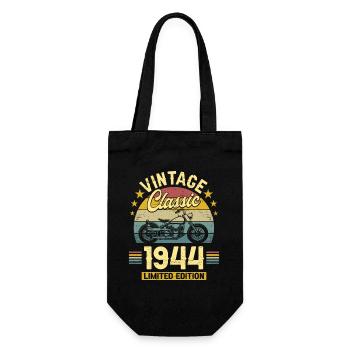 Moto Année 1944 Motard 80 Ans Anniversaire - Sac à bouteille - noir - Devant