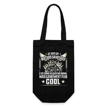 Carrément Plus Cool Motard Savoyard Cadeau Moto - Sac à bouteille - noir - Devant