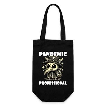 Humour Infirmière Médecin de La Peste Docteur - Sac à bouteille - noir - Devant