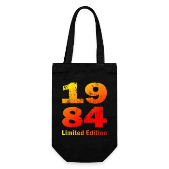 Anniversaire né en 1984 édition limitée - Sac à bouteille - noir - Devant