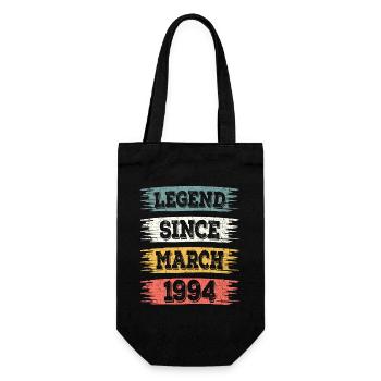 Legend 30 Years 1994 March 30 Years Anniversary - Gift Bag for Bottles - black - Front
