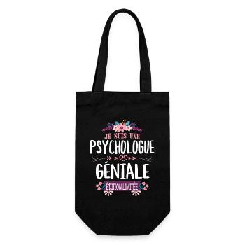 Édition Limitée Psychologue Géniale - Sac à bouteille - noir - Devant