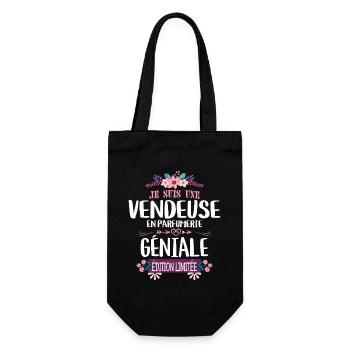 Édition Limitée Vendeuse En Parfumerie Géniale - Sac à bouteille - noir - Devant