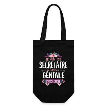 Édition Limitée Secrétaire Géniale - Sac à bouteille - noir - Devant