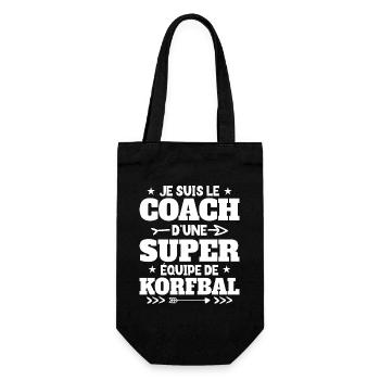 Super Coach Cadeau Pour Coach De Korfbal - Sac à bouteille - noir - Devant