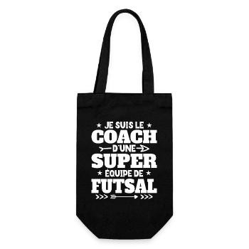 Super Coach Cadeau Pour Coach De Futsal - Sac à bouteille - noir - Devant