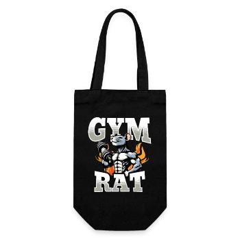 Gym Rat Muscu Motivation Musculation Gym - Sac à bouteille - noir - Devant