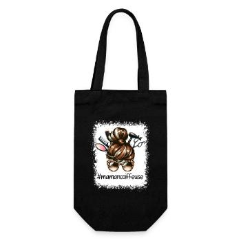 Chignon Mère Coiffeuse Super Maman Coiffeuse - Sac à bouteille - noir - Devant