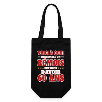 Supporter De Reims Anniversaire 60 Ans - Sac à bouteille - noir - Devant