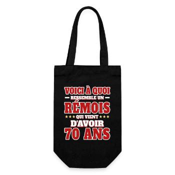 Supporter De Reims Anniversaire 70 Ans - Sac à bouteille - noir - Devant