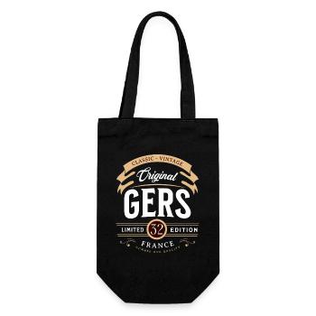 Vintage Gers Département France - Sac à bouteille - noir - Devant