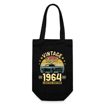 Aout 1964 Voiture 60ème Anniversaire - Sac à bouteille - noir - Devant