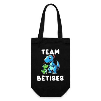 Bêtises Enfant Frère Annonce Grossesse - Sac à bouteille - noir - Devant