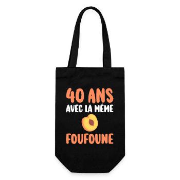 Marié 40 Ans Homme 40 Ans De Mariage - Sac à bouteille - noir - Devant