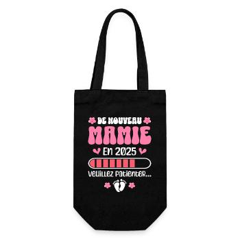 Grossesse Grand Mère Encore Mamie 2025 - Sac à bouteille - noir - Devant