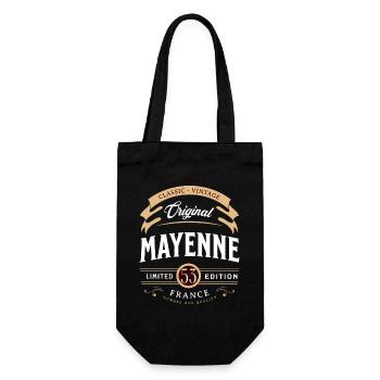 Mayenne Department France - Gift Bag for Bottles - black - Front