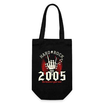 20 Jahre Rock 20th Anniversary 2005 - Geschenkbeutel für Flaschen - Schwarz - Vorne