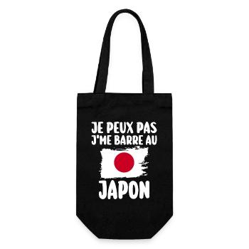 J'Me Barre au Japon Voyage Cadeau - Sac à bouteille - noir - Devant
