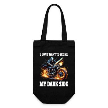 My Dark Side Skeleton Meme - Gift Bag for Bottles - black - Front