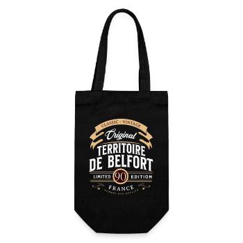 Gebiet des Departamento Belfort, Frankreich - Geschenkbeutel für Flaschen - Schwarz - Vorne