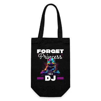 Oublie La Princesse Humour DJ Femme - Sac à bouteille - noir - Devant