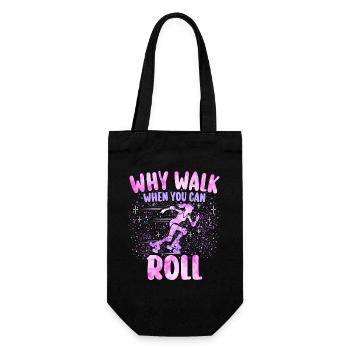 Fille Pratiquante Roller Femme Rolleuse - Sac à bouteille - noir - Devant