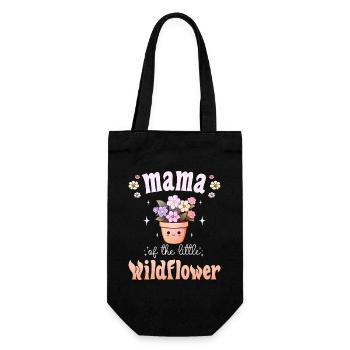 Fleur Bébé Naissance Enfant Maman - Sac à bouteille - noir - Devant