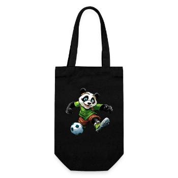Panda Football - Sac à bouteille - noir - Devant