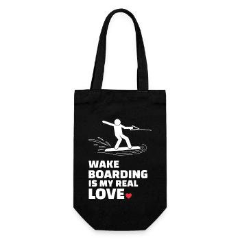 J’adore le wakeboard - Sac à bouteille - noir - Devant