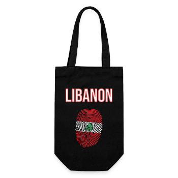 Liban Empreinte digitale - Sac à bouteille - noir - Devant