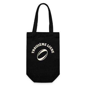 rugby position troisième ligne - Sac à bouteille - noir - Devant