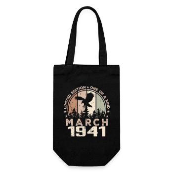 Incomparable depuis mars 1941, 83e Anniversaire - Sac à bouteille - noir - Devant