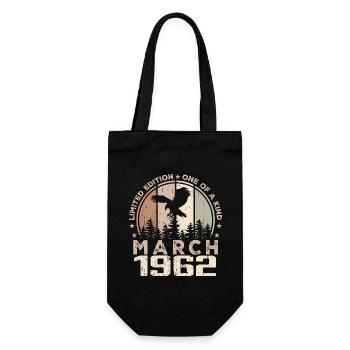 Incomparable depuis mars 1962, 62e Anniversaire - Sac à bouteille - noir - Devant