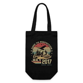 7 ans Vieilli à la Perfection né en juillet 2017 - Sac à bouteille - noir - Devant