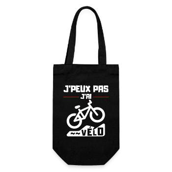 J'Peux pas j'ai Vélo - Sac à bouteille - noir - Devant