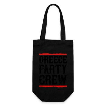 Greece Party Crew - Gift Bag for Bottles - black - Front