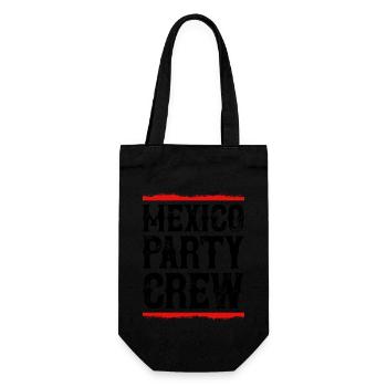 Équipe de la fête au Mexique - Sac à bouteille - noir - Devant