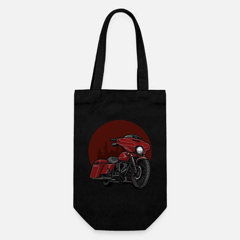 Chopper // Custom // Motorrad - Geschenkbeutel für Flaschen - Schwarz