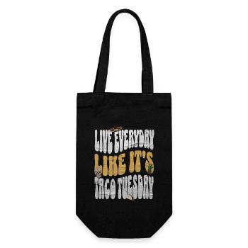 Taco - Gift Bag for Bottles - black - Front
