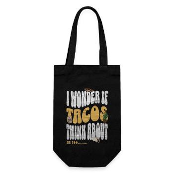 Taco - Gift Bag for Bottles - black - Front