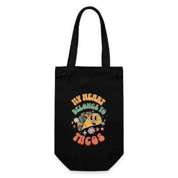 Taco - Gift Bag for Bottles - black - Front
