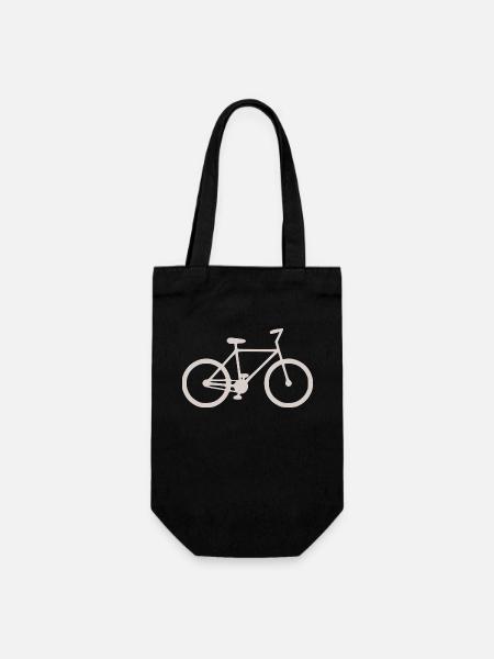 FAHRRAD - Geschenkbeutel für Flaschen - Schwarz