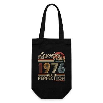 Légendaire depuis 1976 Cadeau d’anniversaire vintage - Sac à bouteille - noir - Devant