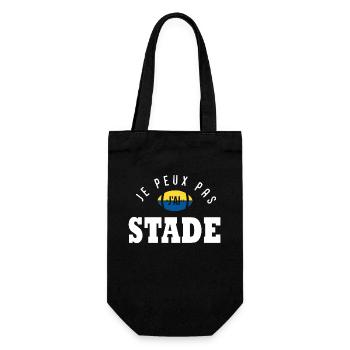 Rugby J peux pas j ai stade humour rugby clermont - Sac à bouteille - noir - Devant
