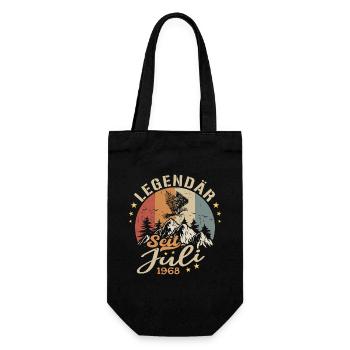 Juli 1968 Jahrestag Juli 1968 Juli - Geschenkbeutel für Flaschen - Schwarz - Vorne
