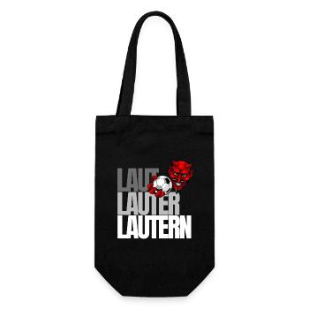 Lautern Verein Kaiserslautern Fußball Lautre Pfalz - Geschenkbeutel für Flaschen - Schwarz - Vorne