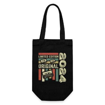 Vintage 2024 - Retro Birthday Quote 2024 - Gift Bag for Bottles - black - Front