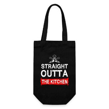 Chef cuisinier tout droit sorti - Sac à bouteille - noir - Devant